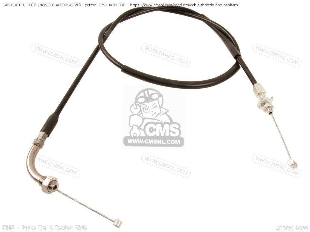 CMS シーエムエス CABLE，A THROTTLE (NON O.E. ALTERNATIVE)［17910428000P］ XL250S CANADA XL350K3 U.S.A XL350K4 XL350 XL500S XR250 XR500 HONDA ホンダ スロットルワイヤー・アクセルワイヤー ハンドル周辺パーツ ハンドル(2.0)