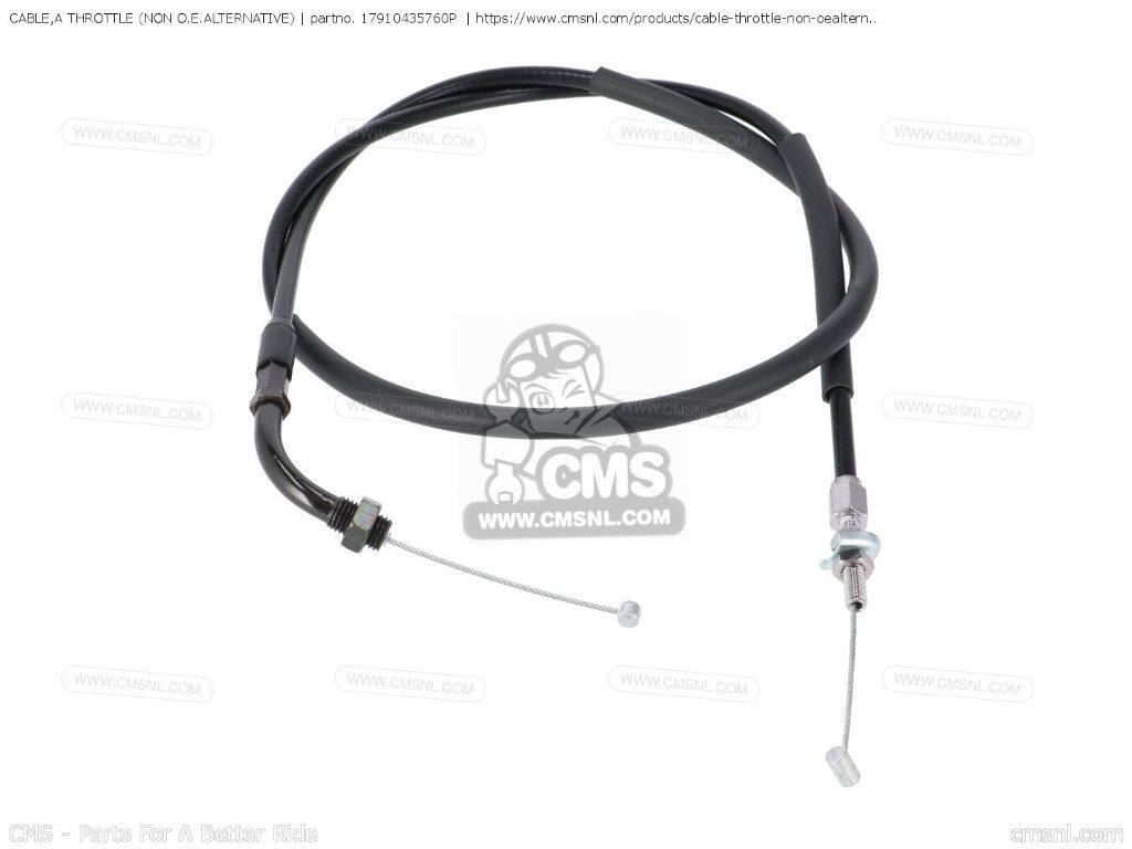CMS シーエムエス CABLE，A THROTTLE (NON O.E. ALTERNATIVE)［17910435760P］ XL250S XL500S XR250 XR500 HONDA ホンダ スロットルワイヤー・アクセルワイヤー ハンドル周辺パーツ ハンドル(2.0)