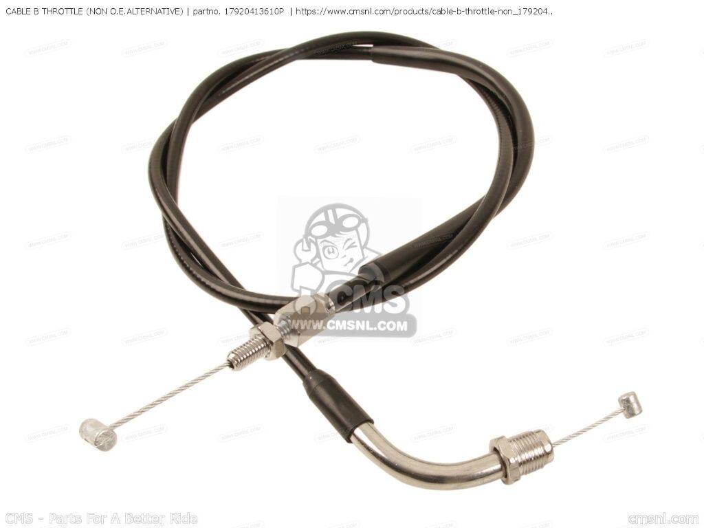 CMS シーエムエス CABLE B THROTTLE (NON O.E. ALTERNATIVE)［17920413610P］ CB250TII CB250TI CB400A ENGLAND CB400TII DREAM HONDA ホンダ スロットルワイヤー・アクセルワイヤー ハンドル周辺パーツ ハンドル
