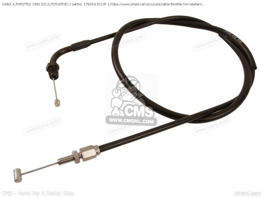 CMS シーエムエス CABLE A，THROTTLE (NON O.E. ALTERNATIVE)［17920415010P］ CM250T CM400A HONDAMATIC CM400C CUSTOM CM400T CM450A CM450C CM450E CX500 GL400 WING JAPAN HONDA ホンダ スロットルワイヤー・アクセルワイヤー ハンドル周辺パーツ ハンドル