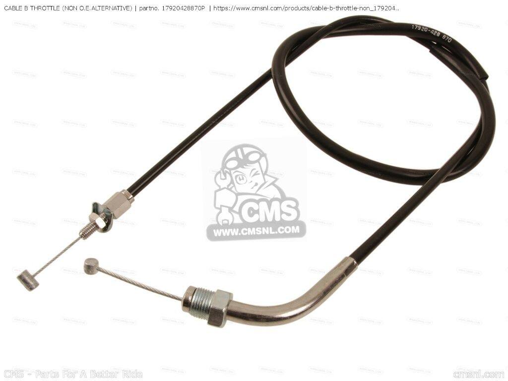 CMS シーエムエス CABLE B THROTTLE (NON O.E. ALTERNATIVE)［17920428870P］ XL250S XR250 HONDA ホンダ スロットルワイヤー・アクセルワイヤー ハンドル周辺パーツ ハンドル(2.0)