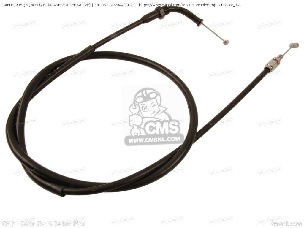 CMS シーエムエス CABLE.COMP，B (NON O.E. ALTERNATIVE)［17920449010P］ CB250TI CB400A ENGLAND HAWK HONDAMATIC CB400TI HAWKI CB400TII HAWKII CM400A CM400C CUSTOM CM400E CM400T CX500C GL400C WING GL500C HONDA ホンダ ワイヤーキット ハンドル周辺パーツ