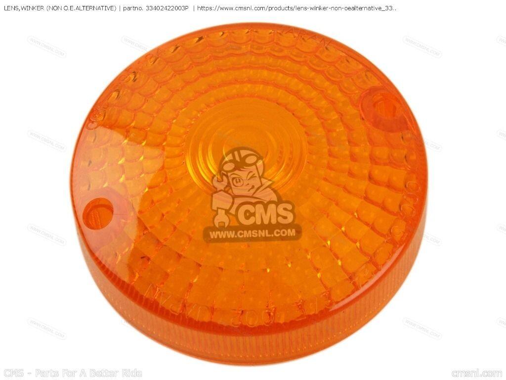 CMS シーエムエス LENS，WINKER (NON O.E. ALTERNATIVE)［33402422003P］ CBX1000 SUPERSPORT HONDA ホンダ ウインカーレンズ 灯火類 電装系
