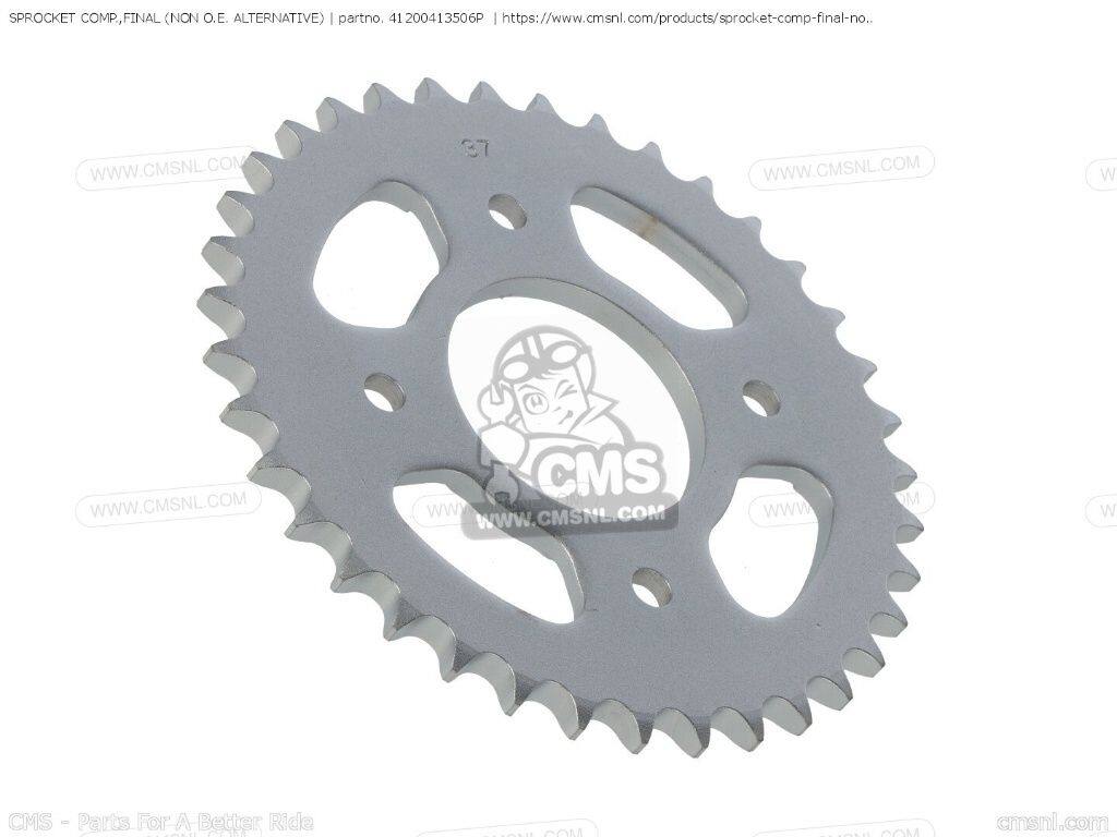 CMS シーエムエス SPROCKET COMP FINAL (NON O.E. ALTERNATIVE)［41200413506P］ CB400A ENGLAND HAWK HONDAMATIC CB400P CB400T CB400TII DREAM HAWKII HONDA ホンダ ドリブンスプロケット・リアスプロケット 駆動系