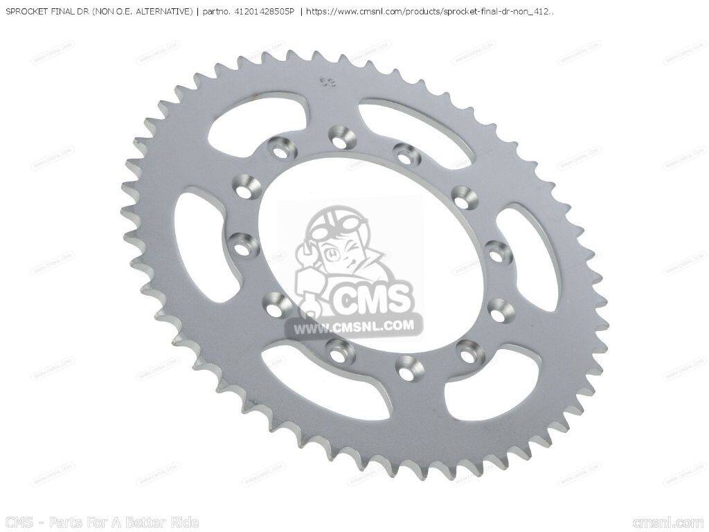 CMS シーエムエス SPROCKET FINAL DR (NON O.E. ALTERNATIVE)［41201428505P］ XL250S CANADA XR250R XR250 HONDA ホンダ ドリブンスプロケット・リアスプロケット 駆動系(2.0)