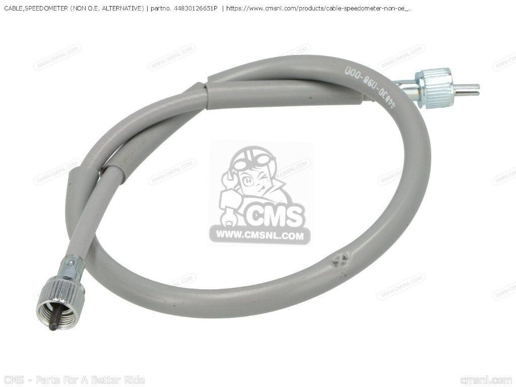 CMS シーエムエス CABLE，SPEEDOMETER (NON O.E. ALTERNATIVE)［44830126651P］ CT70 TRAIL 70 K0 CT70H 70H ST50 DAX BELGIUM DENMARK ENGLAND EUROPEAN DIRECT SALES GERMANY TYPE 2 NORWAY ST50K1 JAPAN ST50K3 ST70 AUSTRALIA FRANCE GENERAL EXPORT 1 ST70K1 ST70K3