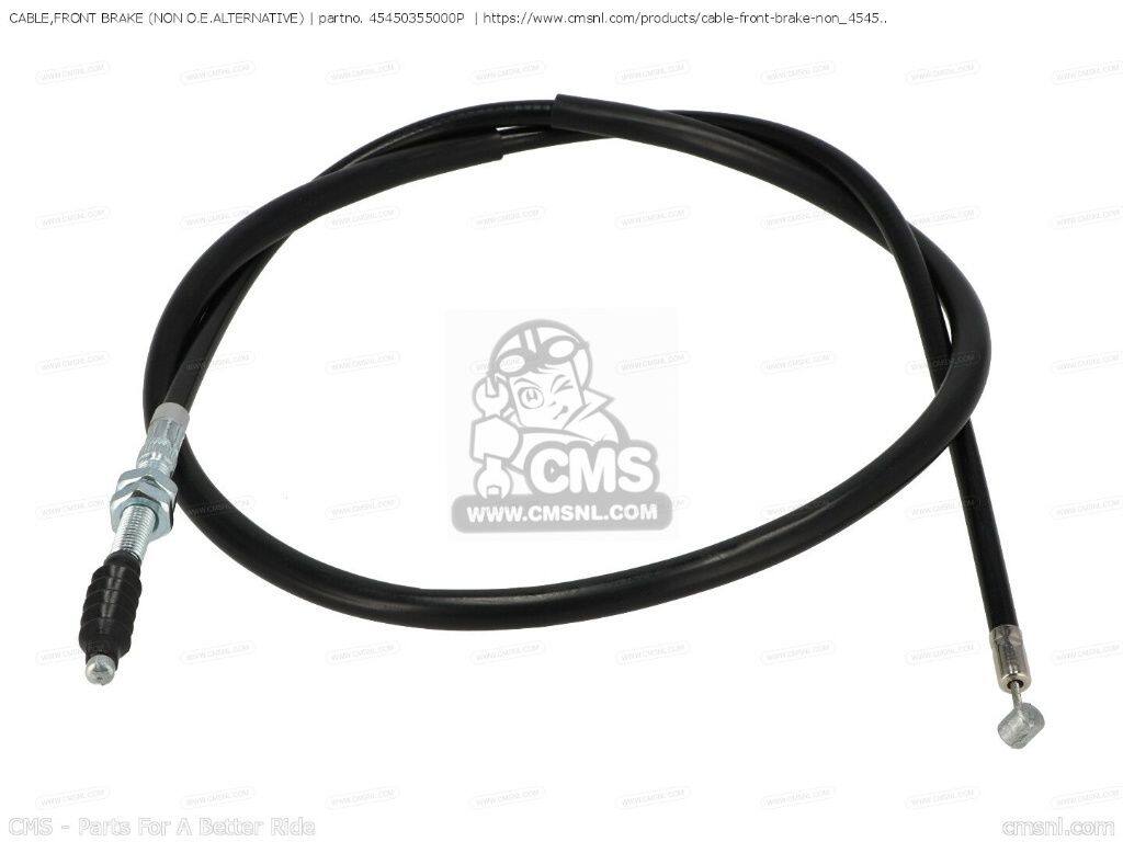 CMS シーエムエス CABLE，FRONT BRAKE (NON O.E. ALTERNATIVE)［45450355000P］ TL125 TRIALS TL125S ENGLAND HONDA ホンダ ブレーキワイヤー・ブレーキケーブル ブレーキ