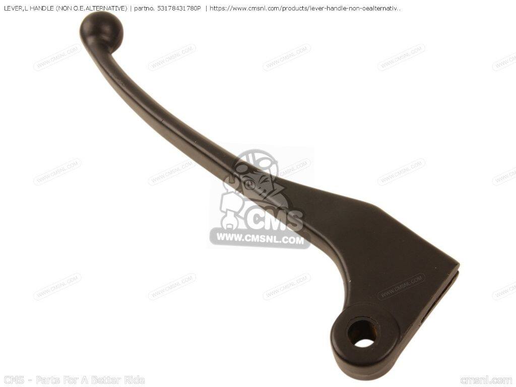 CMS シーエムエス LEVER，L HANDLE (NON O.E. ALTERNATIVE)［53178431780P］ GL1000 GOLDWING GL1100 GL1100D GL1100I INTERSTATE HONDA ホンダ クラッチレバー ハンドル周辺パーツ ハンドル