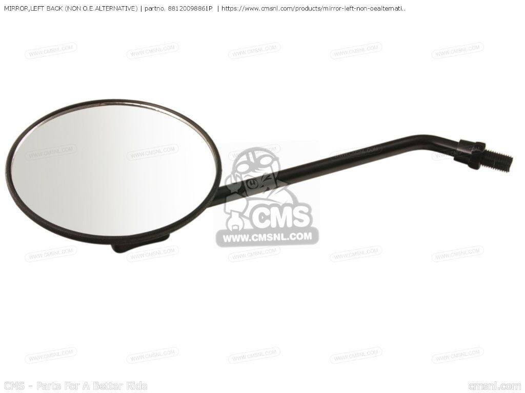 CMS シーエムエス MIRROR，LEFT BACK (NON O.E. ALTERNATIVE)［88120098861P］ HON...