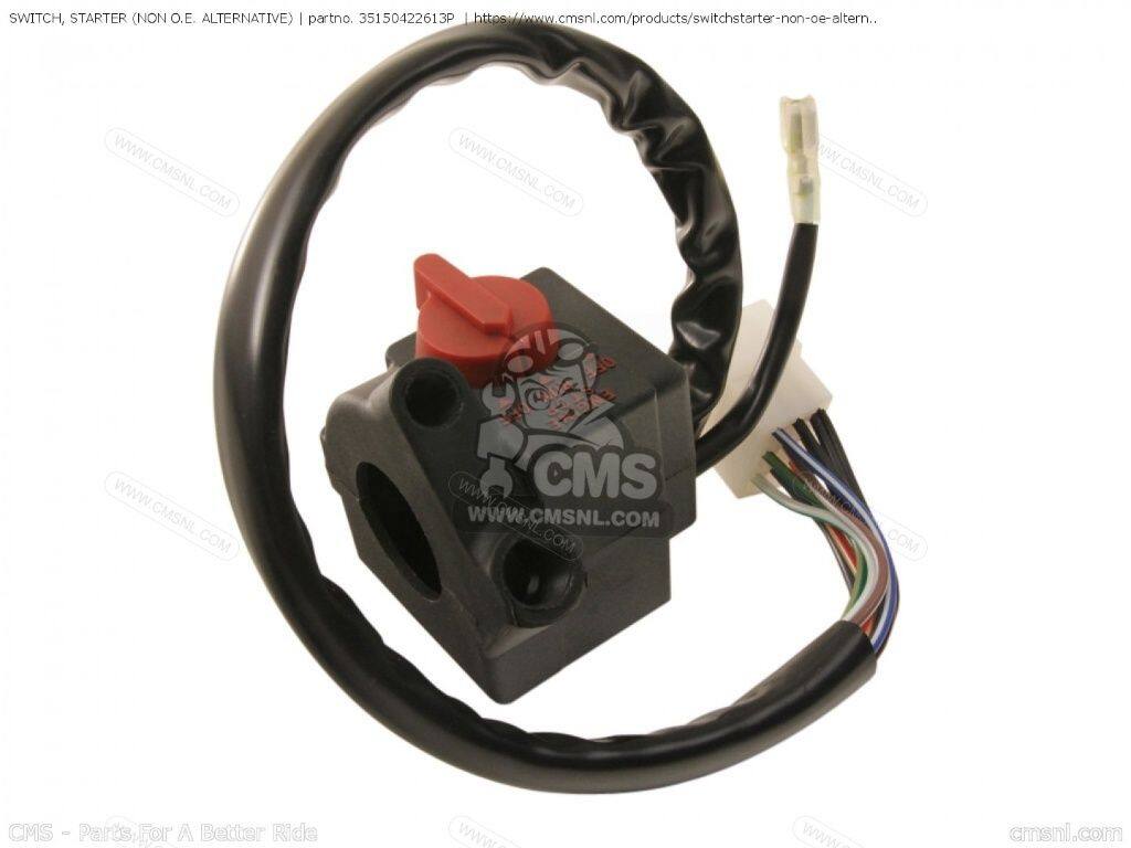 CMS シーエムエス SWITCH， STARTER (NON O.E. ALTERNATIVE)［35150422613P］ CBX1000 SUPERSPORT HONDA ホンダ スターターモーター 電装系