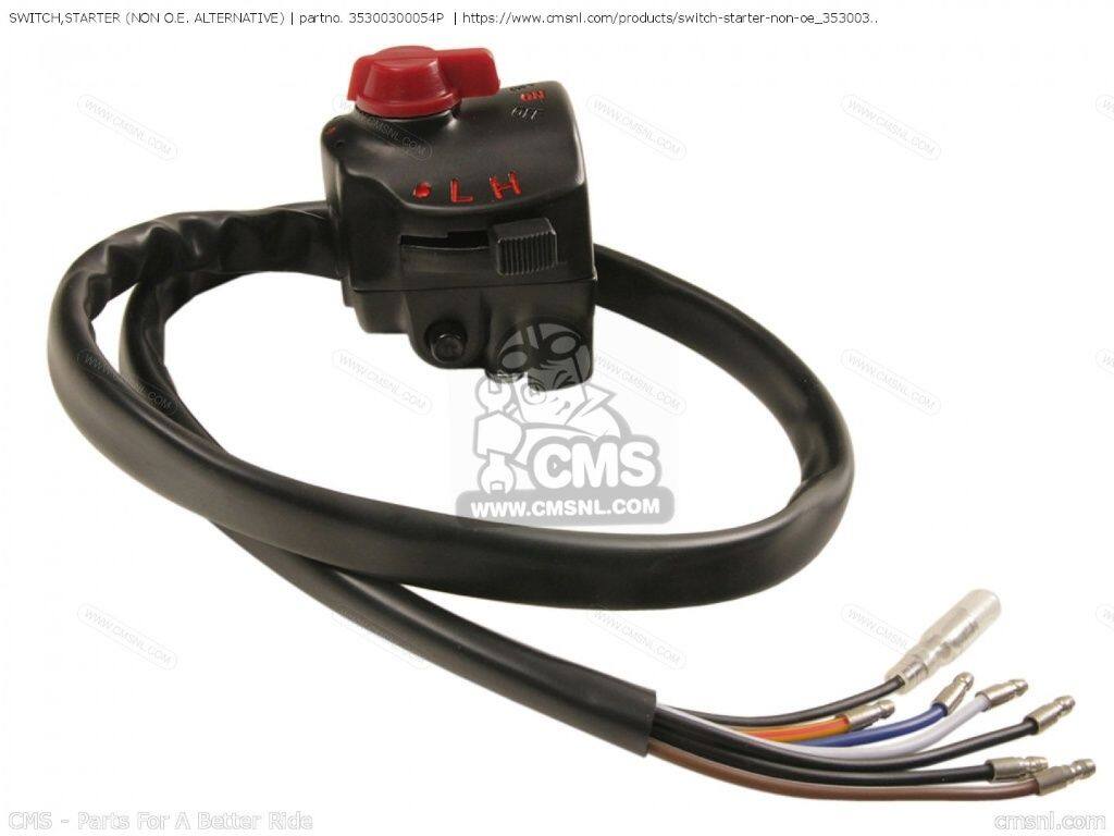 CMS シーエムエス SWITCH，STARTER (NON O.E. ALTERNATIVE)［35300300054P］ CB500 JAPAN CB500K0 FOUR AUSTRALIA ENGLAND FRANCE GENERAL EXPORT GERMANY CB500K1 CB750K0 EUROPEAN DIRECT SALES NETHERLANDS CB750K1 HONDA ホンダ スターターモーター 電装系