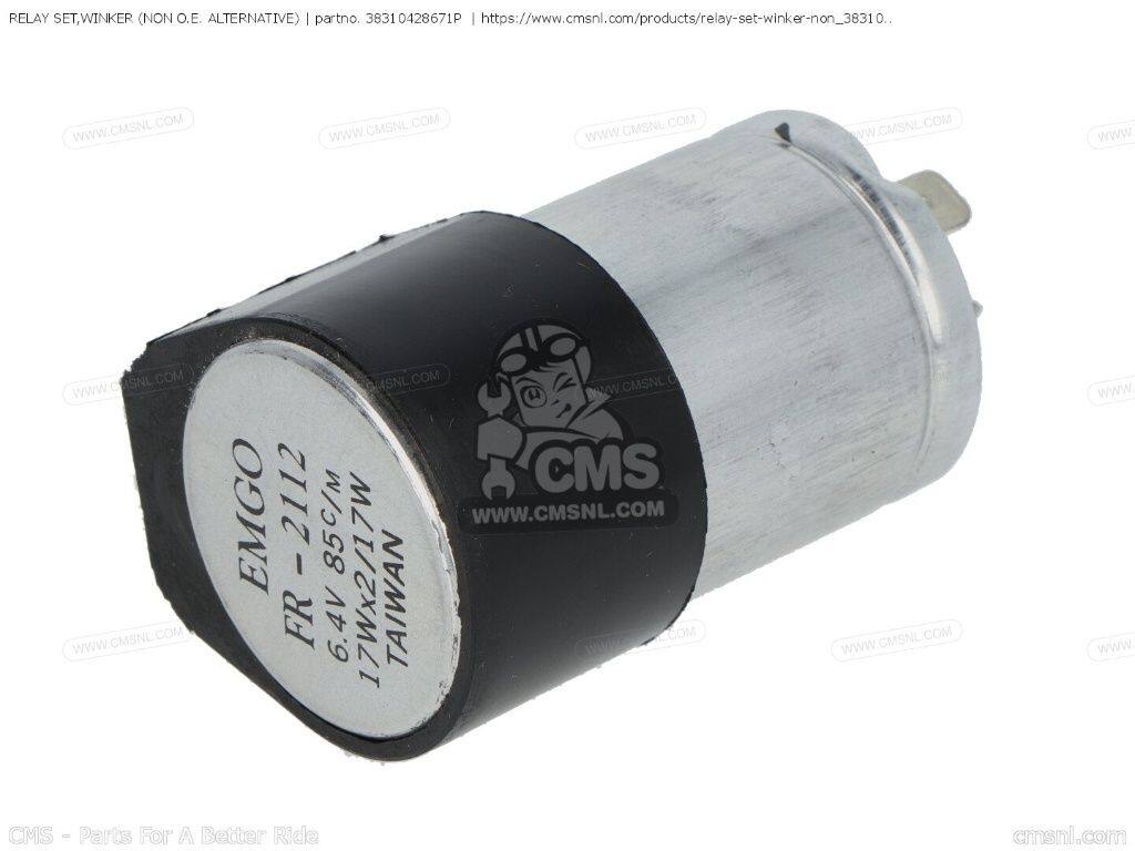 CMS シーエムエス RELAY SET，WINKER (NON O.E. ALTERNATIVE)［38310428671P］ HONDA ホンダ ウインカーリレー 灯火類 電装系