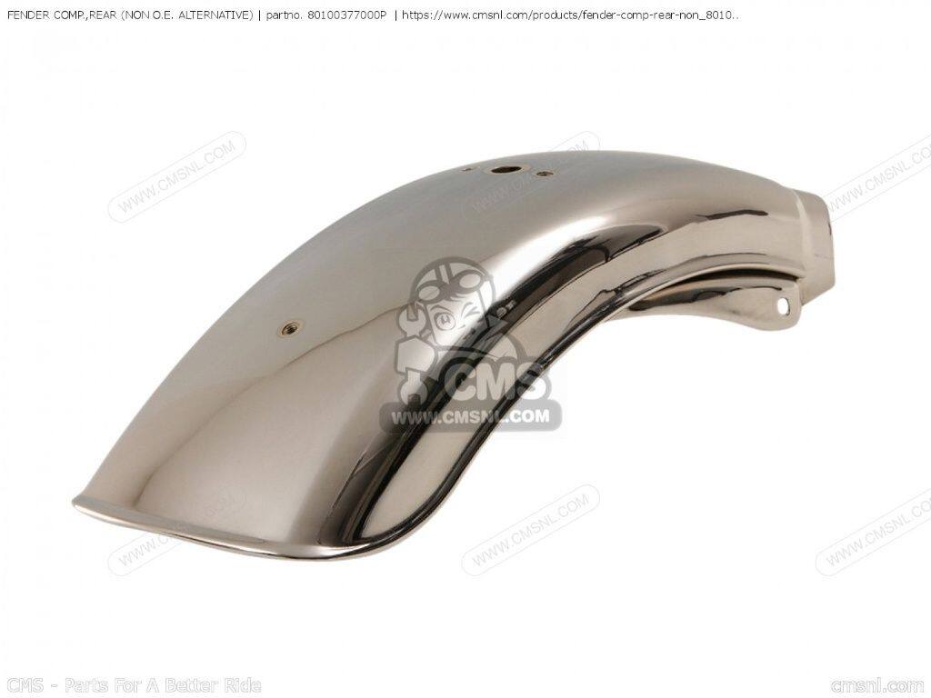 Rakuten - CMS シーエムエス (80100-377-010P) FENDER COMP.，REAR (NON O.E. ALTERNATIVE)［80100377000P］ CB400F AUSTRALIA GENERAL EXPORT KPH MPH SUPER SPORT 400 FOUR CB400F1 CANADA CB400F2 HONDA ホンダ リアフェンダー フェンダー関連 外装