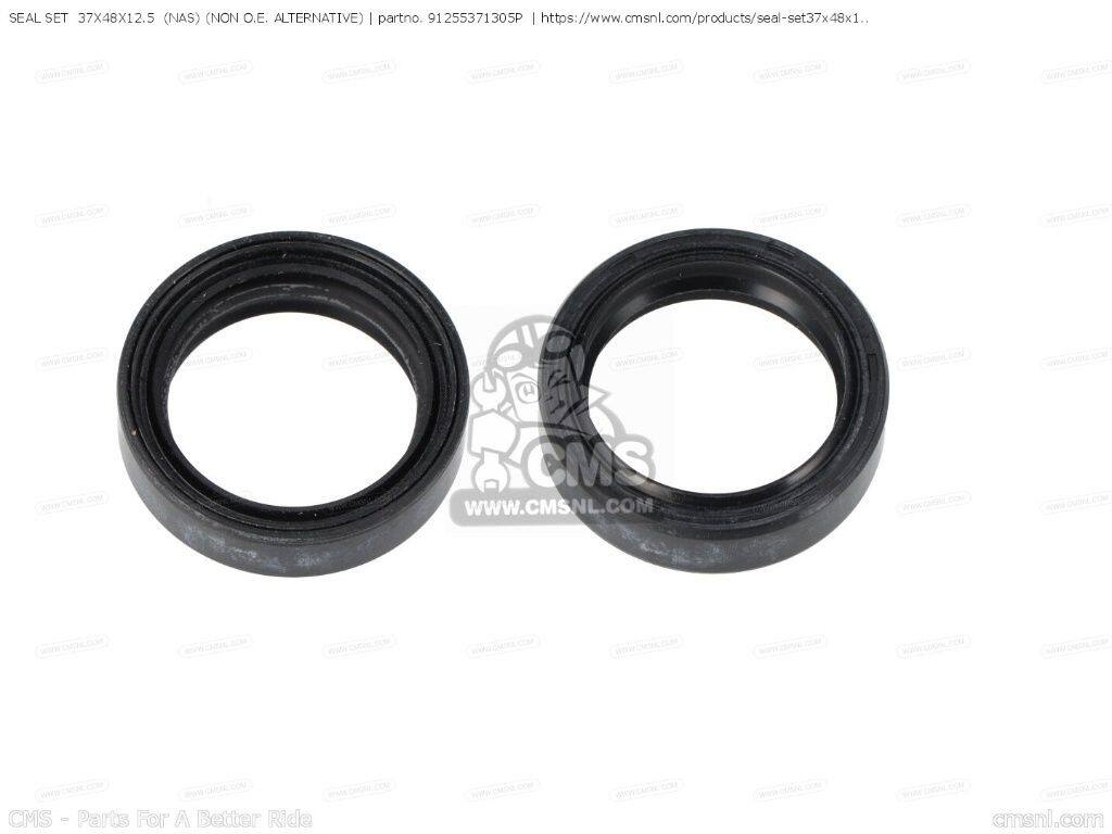 CMS シーエムエス SEAL SET 37X48X12.5 (NAS) (NON O.E. ALTERNATIVE)［91255371305P］ CR125R ELSINORE CR250R GL1000 GOLDWING LTD U.S.A GL1000K1 GL1000K2 GL1000K3 GL1000LTD HONDA ホンダ オイルシール エンジンパーツ エンジン