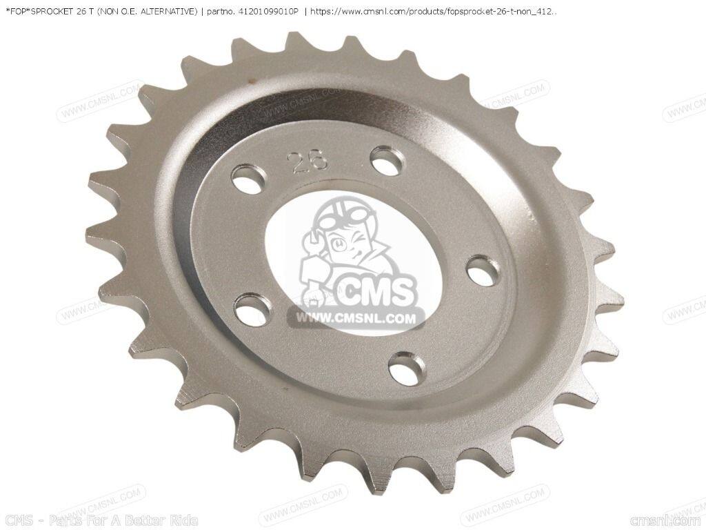 CMS シーエムエス REAR SPROCKET 26 T (NON O.E. ALTERNATIVE)［41201099010P］ PF50 AMIGO GRADUATE EUROPEAN DIRECT SALES GREAT BRITAIN NETHERLANDS BELGIUM FRANCE DENMARK ITALY UK PF50R NOVIO HONDA ホンダ ドリブンスプロケット・リアスプロケット 駆動系