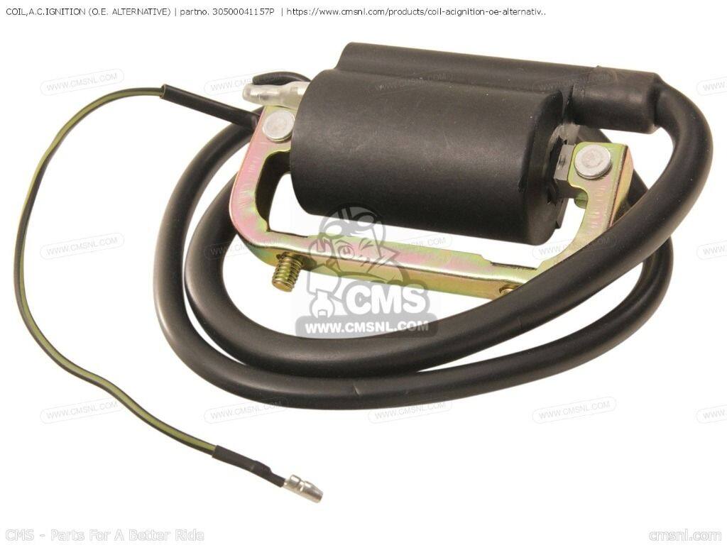 CMS シーエムエス COIL，A.C.IGNITION［30500041157P］ C100 GENERAL EXPORT JAPAN C105 WORLDWIDE EXCEPT USA C105T C50 CUB C50H C65 C70 CA100 CA105T TRAIL CT50 HONDA ホンダ イグニッションコイル 点火系 エンジン