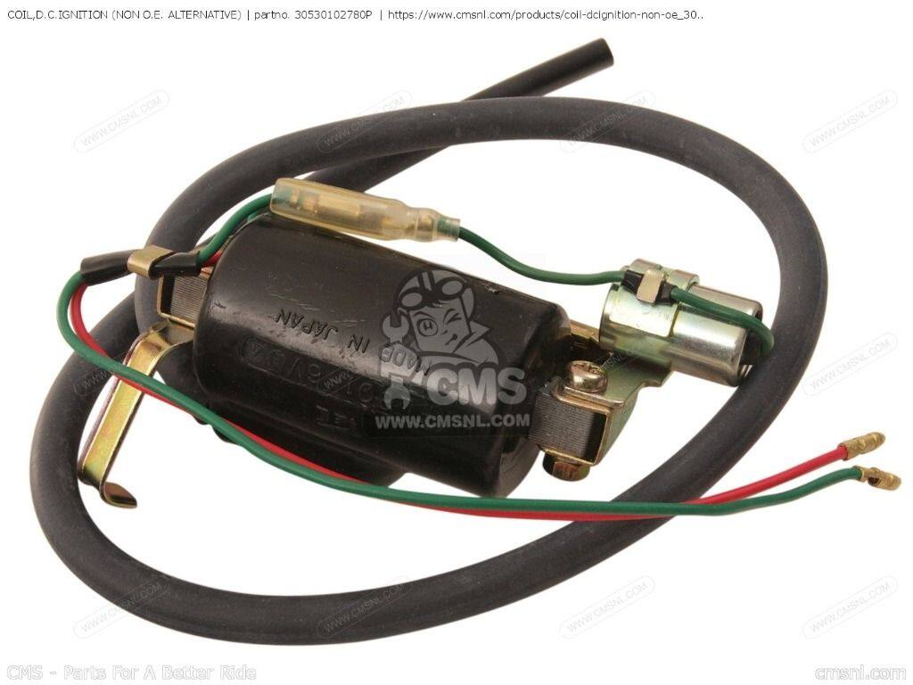 CMS シーエムエス COIL，D.C.IGNITION (NON O.E. ALTERNATIVE)［30530102780P］ C90 CUB 1968 1969 ENGLAND GENERAL EXPORT / DOUBLE SEAT SINGLE CM91 CT90 TRAIL K0 CT90K6 U.S.A CT90K7 CT90K8 HONDA ホンダ イグニッションコイル 点火系 エンジン