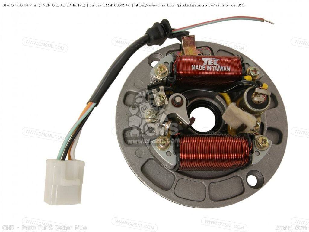 CMS シーエムエス STATOR ( Φ 84.7mm) (NON O.E. ALTERNATIVE)［31141086014P］ C70Z CUB C70Z2 GENERAL EXPORT ENGLAND SOUTH AFRICA / KPH MPH CD50K1 TYPE 3 KMH CD70B 4 CD70K1 HONDA ホンダ オルタネーター・ジェネレーター 電装系