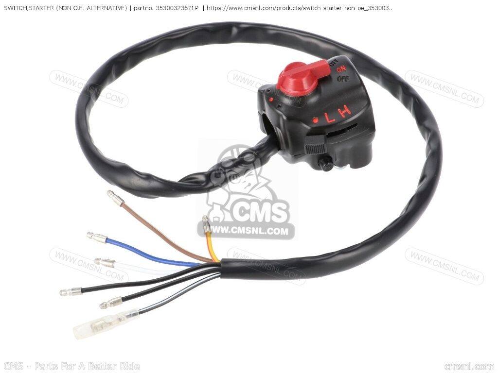 CMS シーエムエス SWITCH，STARTER (NON O.E. ALTERNATIVE)［35300323671P］ CB500K0 FOUR CB500K1 CB500K2 CB750K1 GENERAL EXPORT CB750K2 HONDA ホンダ スターターモーター 電装系