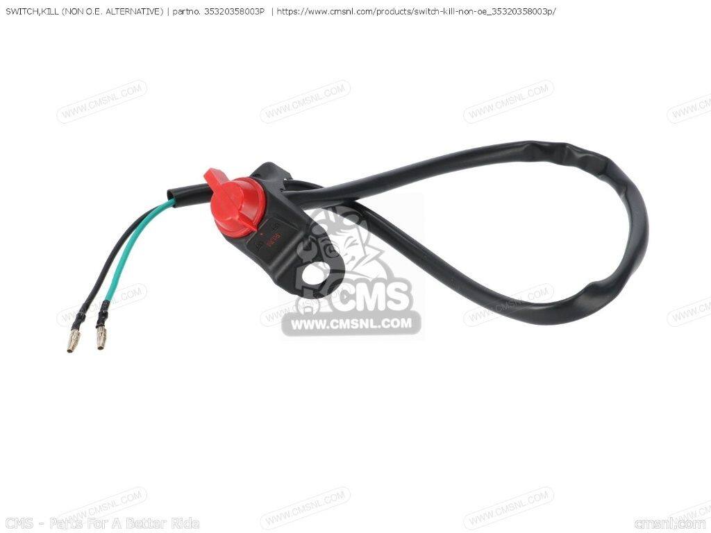 CMS シーエムエス SWITCH，KILL (NON O.E. ALTERNATIVE)［35320358003P］ CT125 U.S.A MT250 ELSINORE TL125S ENGLAND HONDA ホンダ キルスイッチ スイッチ・ハーネス関係 電装系