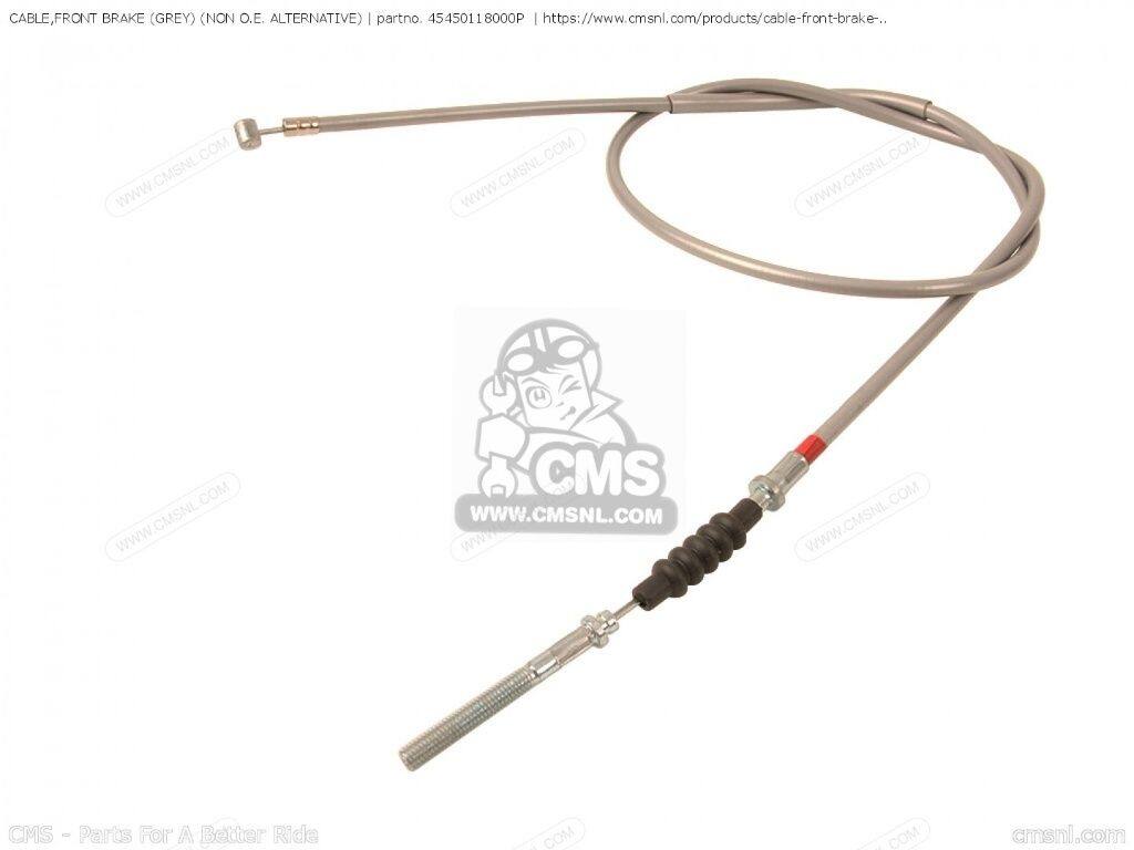 CMS シーエムエス CABLE，FRONT BRAKE (GREY) (NON O.E. ALTERNATIVE)［45450118000P］ CD125A CD125 CD175A SLOPER GENERAL EXPORT CD185T ENGLAND CD200T SL70 MOTOSPORT U.S.A SL70K1 SS125A SUPER SPORT XL70 K0 K1 HONDA ホンダ ブレーキワイヤー・ブレーキケーブル