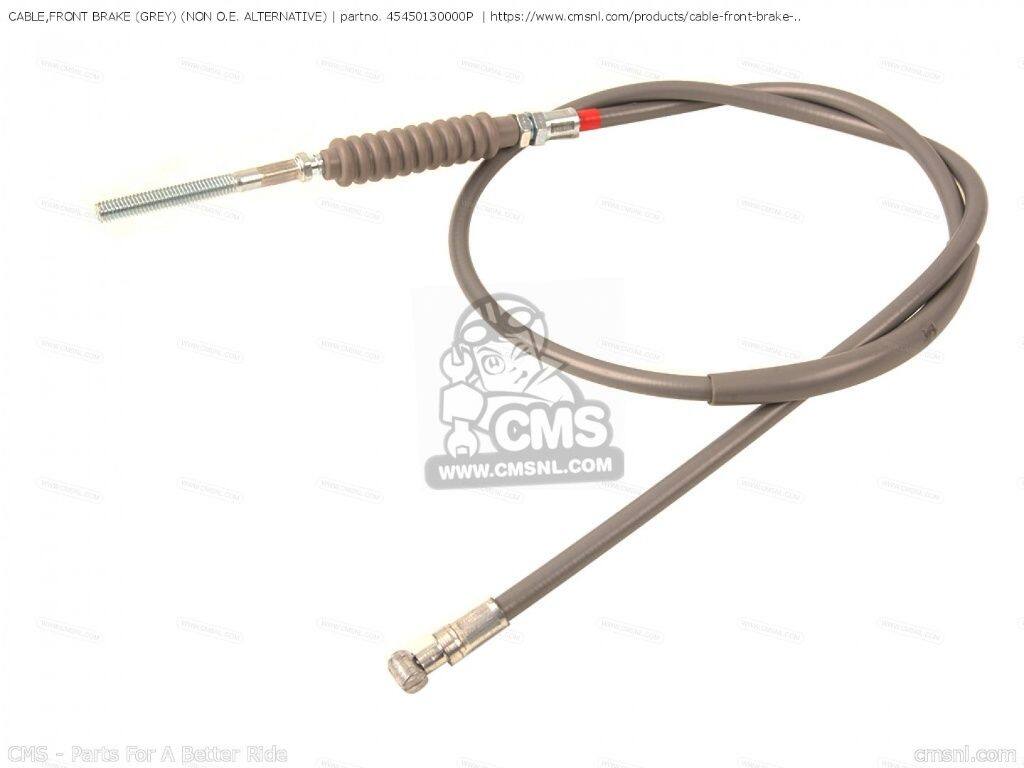 CMS シーエムエス CABLE，FRONT BRAKE (GREY) (NON O.E. ALTERNATIVE)［45450130000P］ QA50 Z50A K8 MINI TRAIL K4 K6 K7 K9 Z50J1 MONKEY AUSTRALIA FRANCE GENERAL EXPORT KPH MPH GERMANY HONDA ホンダ ブレーキワイヤー・ブレーキケーブル ブレーキ