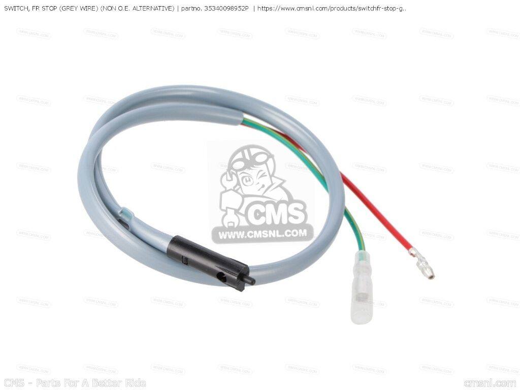 CMS シーエムエス SWITCH， FR STOP (GREY WIRE) (NON O.E. ALTERNATIVE)［35340098952P］ CT70 TRAIL 70 K4 HONDA ホンダ スイッチ スイッチ・ハーネス関係 電装系