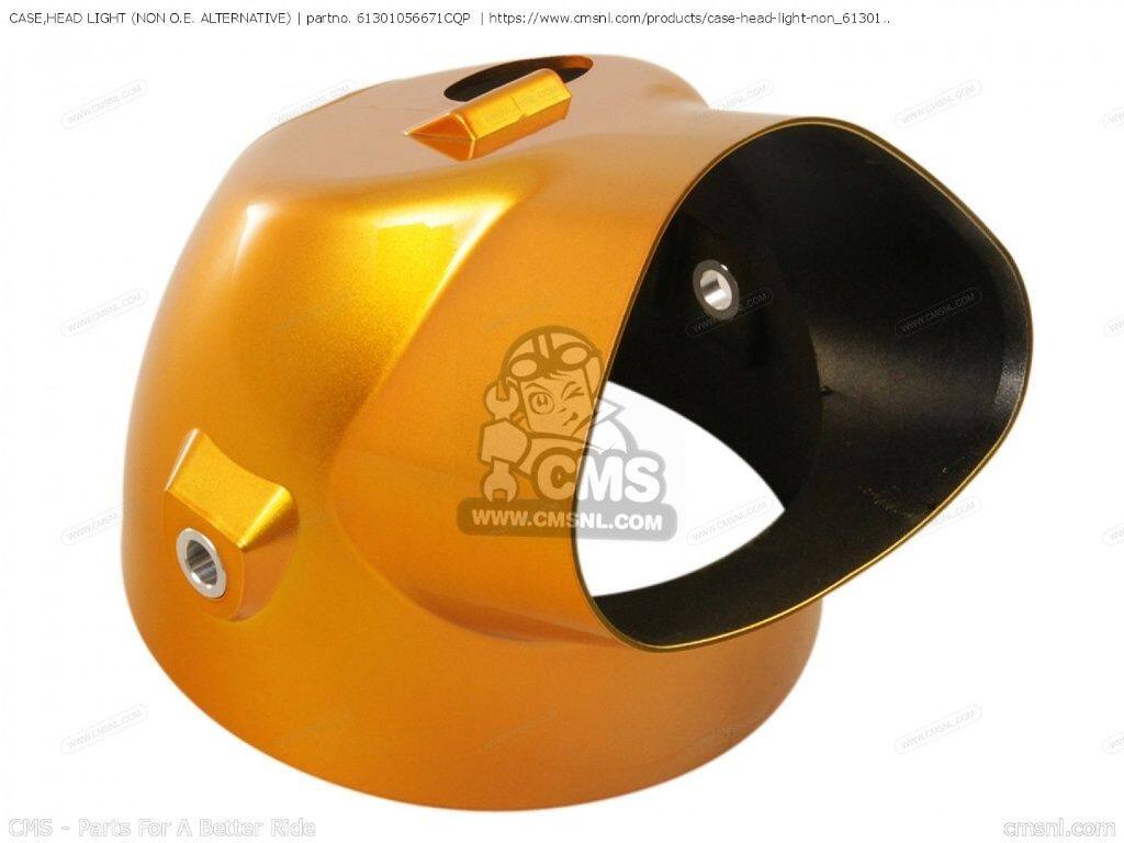 CMS シーエムエス CASE，HEAD LIGHT (NON O.E. ALTERNATIVE)［61301056671CQP］ CF50C CHALLY GENERAL EXPORT CT70 TRAIL 70 K0 ST50K4 JAPAN ST70 DAX ENGLAND ST70K4 HONDA ホンダ ヘッドライト 灯火類 電装系