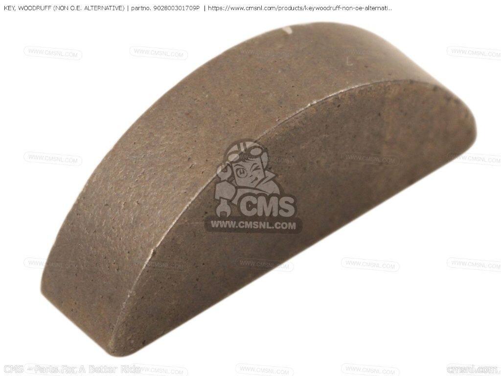 CMS シーエムエス KEY， WOODRUFF (NON O.E. ALTERNATIVE)［902800301709P］ YAMAHA ヤマハ キーシリンダー・鍵 スイッチ・ハーネス関係 電装系