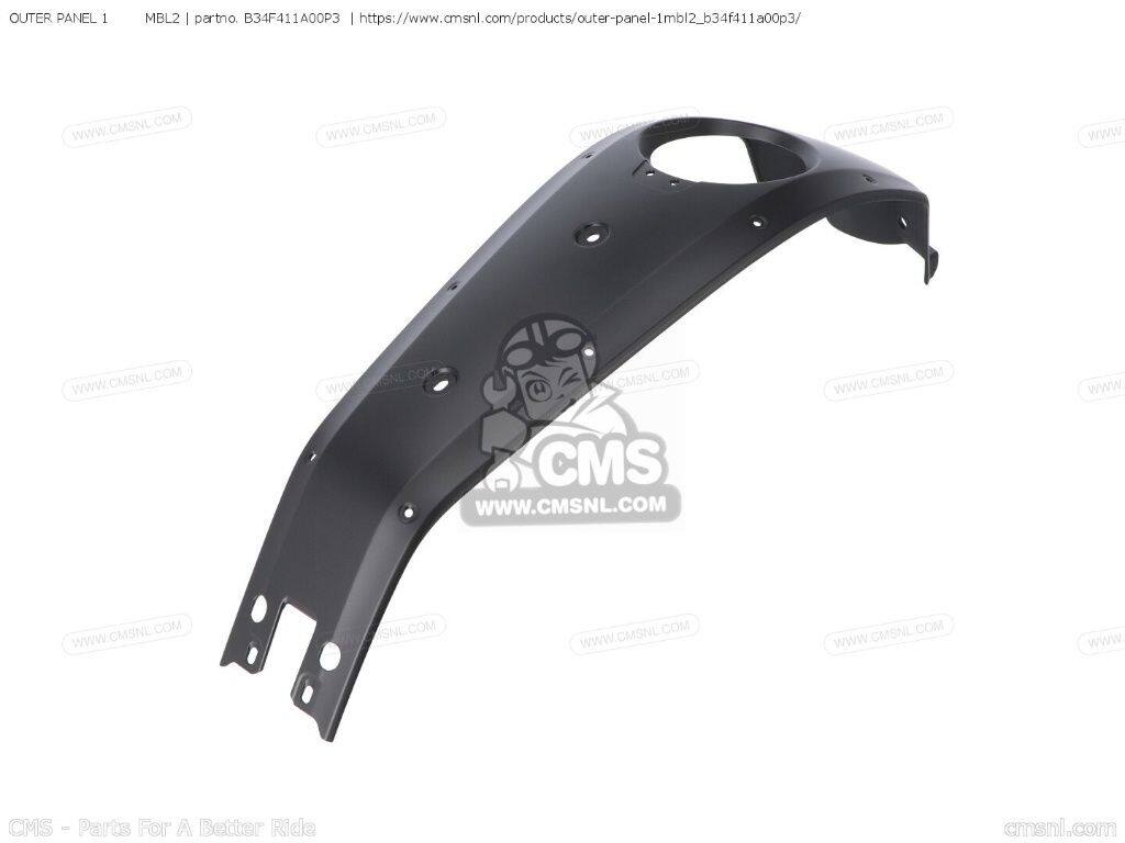 CMS シーエムエス OUTER PANEL 1 MBL2［B34F411A00P3］ MTM690 XSR700 MTM690-U YAMAHA ヤマハ インナーカウル・インナーパネル 外装