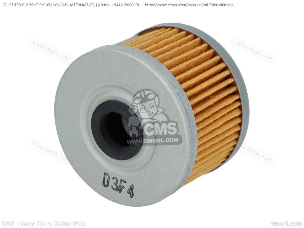 CMS シーエムエス (15412-KF0-000P) OIL FILTER ELEMENT EMGO (NON O.E. ALTERNATIVE)［15412KF0000P1］ XR500R XR350R XL600R XL600L XR200R HONDA ホンダ オイルフィルター オイル