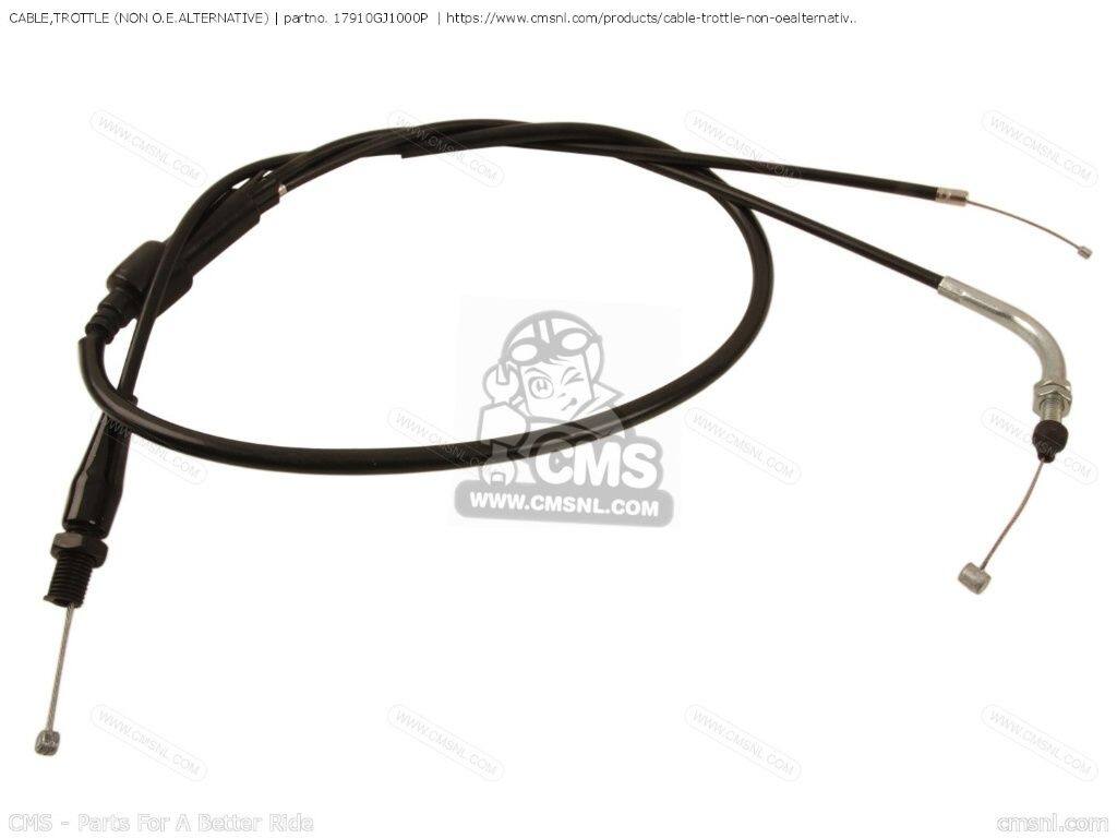 CMS シーエムエス CABLE，TROTTLE (NON O.E. ALTERNATIVE)［17910GJ1000P］ MTX80RF MTX80RS MTX50RFD BELGIUM MTX50RSD MTX50RFF SOUTH AFRICA MTX50RSF HONDA ホンダ スロットルワイヤー・アクセルワイヤー ハンドル周辺パーツ ハンドル