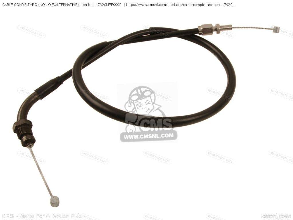 CMS シーエムエス CABLE COMP.B，THRO (NON O.E. ALTERNATIVE)［17920MEE000P］ CBR600RR HONDA ホンダ スロットルワイヤー・アクセルワイヤー ハンドル周辺パーツ ハンドル