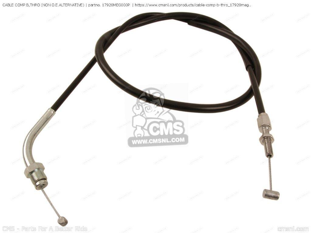乐天商城 - CMS シーエムエス CABLE COMP B，THRO (NON O.E. ALTERNATIVE)［17920MEG000P］ VT750CA SHADOW VT750C AERO HONDA ホンダ スロットルワイヤー・アクセルワイヤー ハンドル周辺パーツ ハンドル