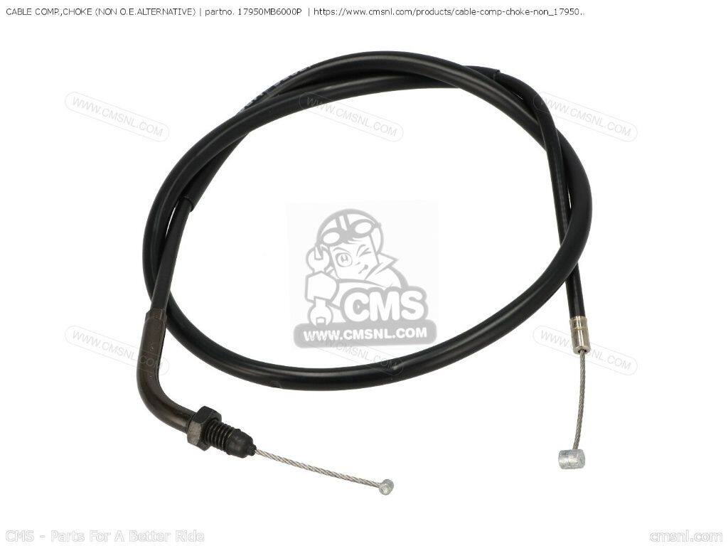 CMS シーエムエス CABLE COMP.，CHOKE (NON O.E. ALTERNATIVE)［17950MB6000P］ VF1000F INTERCEPTOR HONDA ホンダ チョークケーブル ハンドル周辺パーツ ハンドル