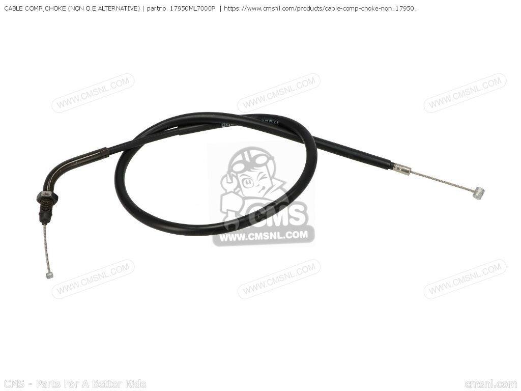 CMS シーエムエス CABLE COMP CHOKE (NON O.E. ALTERNATIVE)［17950ML7000P］ VFR700F INTERCEPTOR VFR700F2 VFR750F HONDA ホンダ チョークケーブル ハンドル周辺パーツ ハンドル
