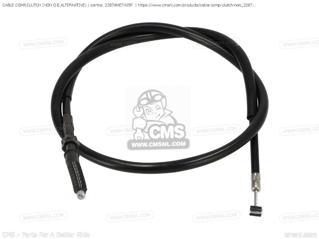 CMS シーエムエス CABLE COMP CLUTCH (NON O.E. ALTERNATIVE)［22870ME7405P］ CX650T CB350F1 FOUR CB350F GENERAL EXPORT EUROPEAN DIRECT SALES ITALY HONDA ホンダ クラッチワイヤー ハンドル周辺パーツ ハンドル