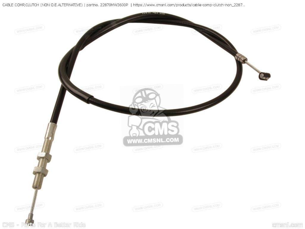 CMS シーエムエス CABLE COMP，CLUTCH (NON O.E. ALTERNATIVE)［22870MW3600P］ CB750F2 SEVEN FIFTY CB750FIIN RC42 JAPANESE DOMESTIC CB750FIINII CB750FIIT CB750FII TII CB750FII1 HONDA ホンダ クラッチワイヤー ハンドル周辺パーツ ハンドル