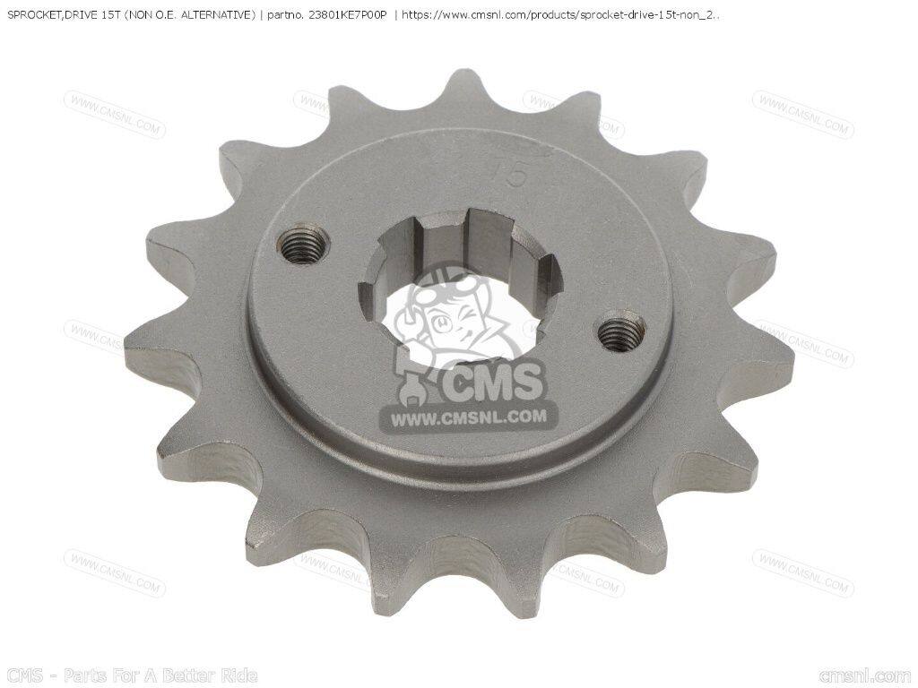 CMS シーエムエス SPROCKET，DRIVE 15T (NON O.E. ALTERNATIVE)［23801KE7P00P］ VF500C V30MAGNA VF500F INTERCEPTOR VF400F VF500FII MAGNA HONDA ホンダ ドライブスプロケット・フロントスプロケット 駆動系