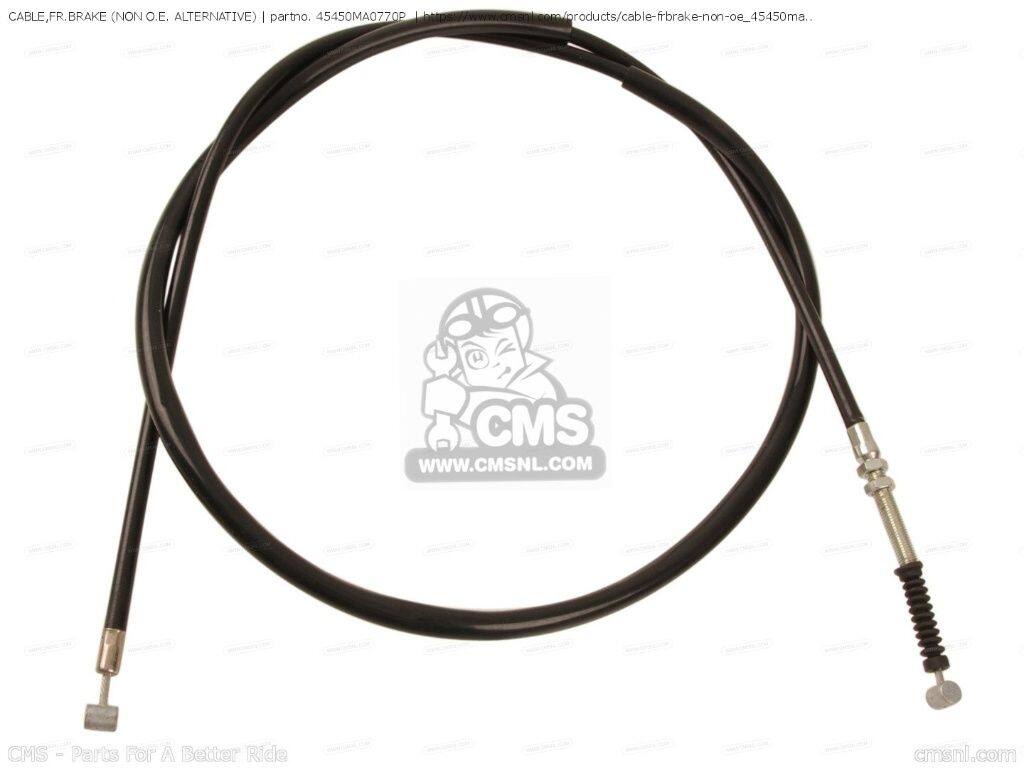 CMS シーエムエス CABLE FR BRAKE (NON O.E. ALTERNATIVE)［45450MA0770P］ XR250R XR500R HONDA ホンダ ブレーキワイヤー・ブレーキケーブル ブレーキ(2.0)