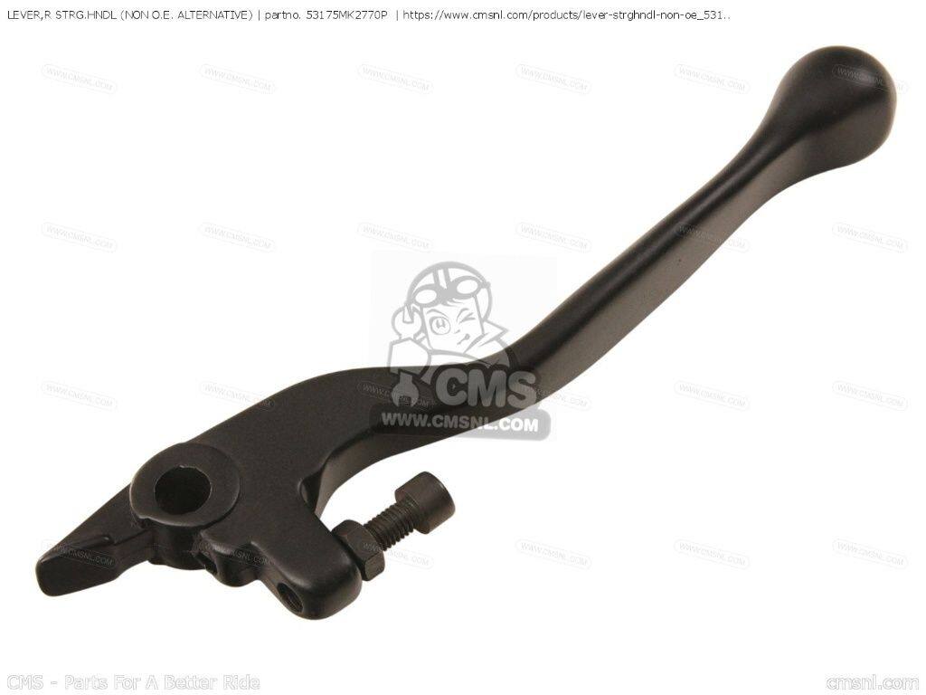 CMS シーエムエス LEVER，R STRG.HNDL (NON O.E. ALTERNATIVE)［53175MK2770P］ XR350R XR600R XR250R HONDA ホンダ ブレーキレバー ハンドル周辺パーツ ハンドル(2.0)