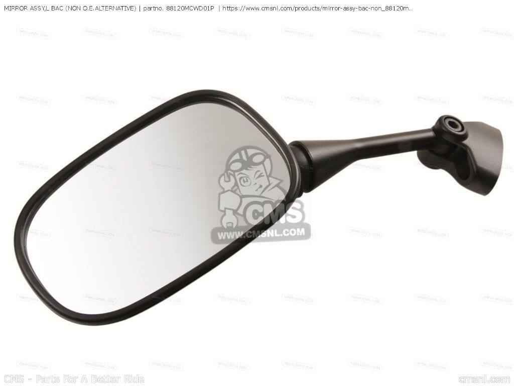 CMS シーエムエス MIRROR ASSY，L BACK (NON O.E. ALTERNATIVE)［88120MCWD01P］ VFR800 VFR800A INTERCEPTOR HONDA ホンダ ミラー ハンドル
