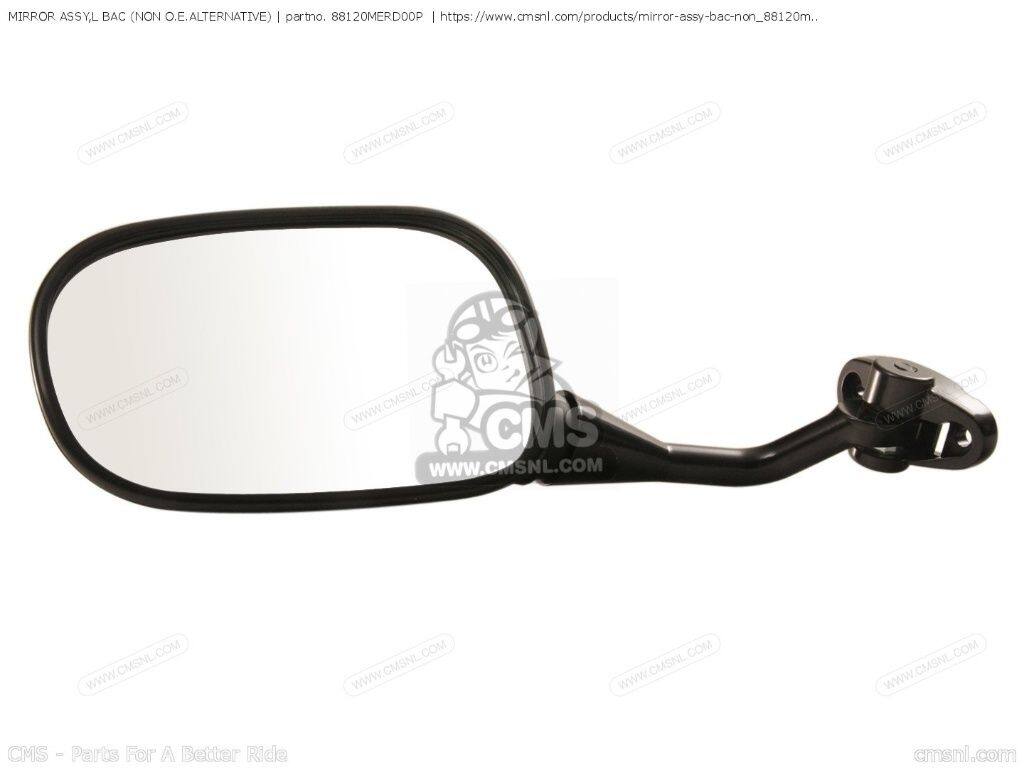 CMS シーエムエス MIRROR ASSY，L BACK (NON O.E. ALTERNATIVE)［88120MERD00P］ C...