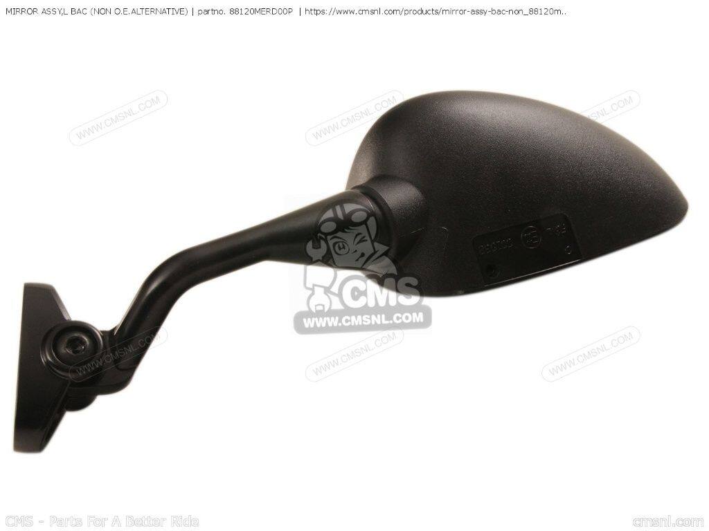 CMS シーエムエス MIRROR ASSY，L BACK (NON O.E. ALTERNATIVE)［88120MERD00P］ C...
