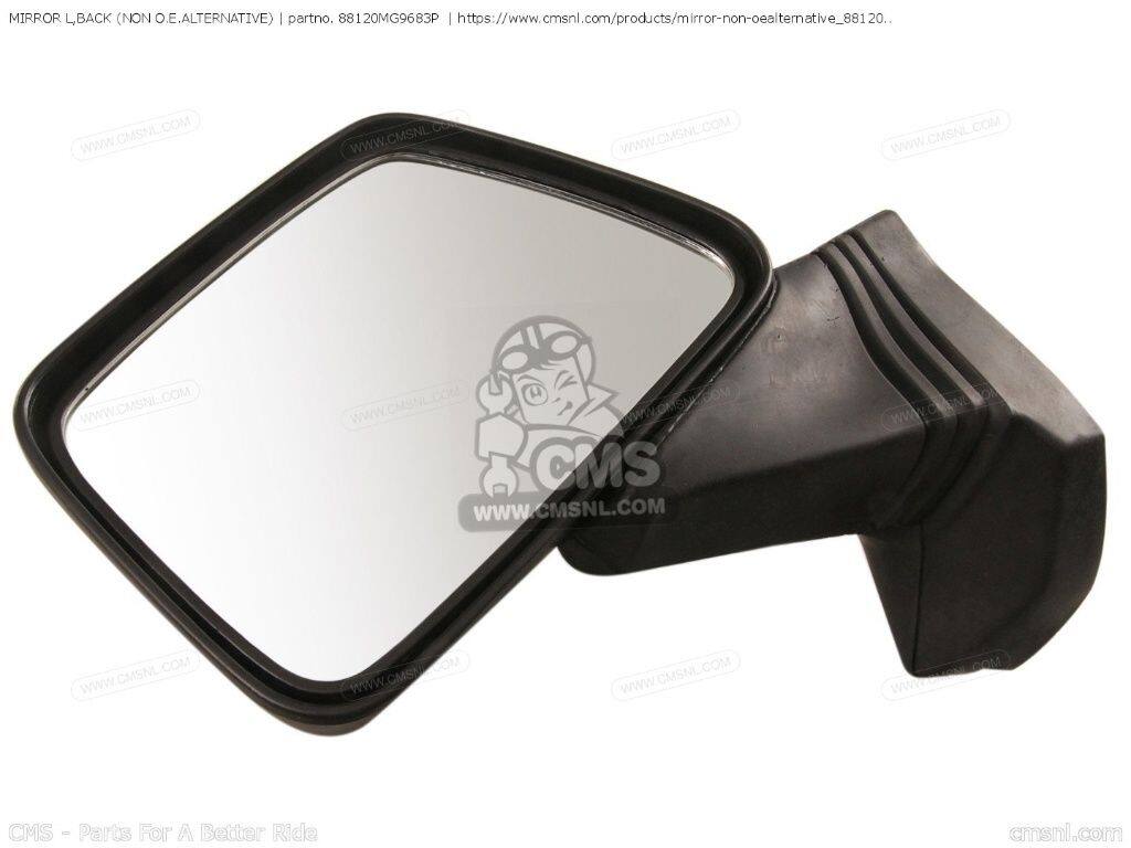 CMS シーエムエス MIRROR L，BACK (NON O.E. ALTERNATIVE)［88120MG9683P］ GL1200A GOLDWING ASPENCADE GL1200I INTERSTATE HONDA ホンダ ミラー ハンドル