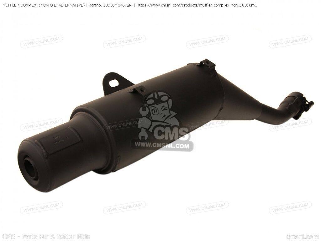 CMS シーエムエス MUFFLER COMP，EX.［18310MC4672P］ XL500R HONDA ホンダ フルエキゾーストマフラー マフラー
