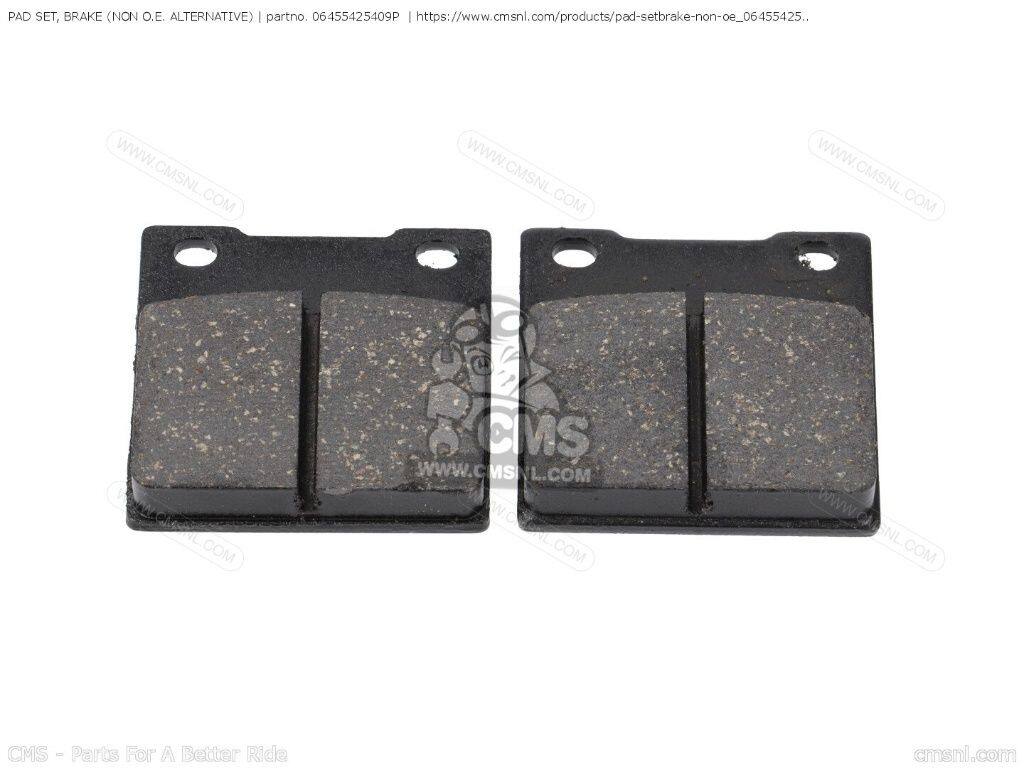 CMS シーエムエス PAD SET， BRAKE (NON O.E. ALTERNATIVE)［06455425409P］ CB650 CB400A HAWK HONDAMATIC CB400T CB750C 750 CUSTOM CB750L LIMITED CB400TII HAWKII CM400T CM400A CB750K FOUR K ENGLAND CB250TI CB250TII DREAM CB250N CM400C HONDA ホンダ ブレーキ