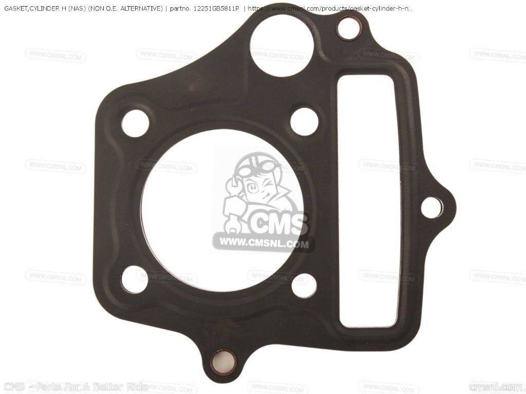 CMS シーエムエス GASKET，CYLINDER H (NAS) (NON O.E. ALTERNATIVE)［12251GB5811P］ C70CW CUB C70Z C90CW C90M CRF70F XR70R C90 C90ST C90Z ST70 DAX CT70 C70CM C90CM C70D C90D CD90 HONDA ホンダ エンジンガスケット エンジンパーツ エンジン