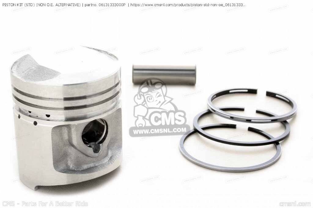 CMS シーエムエス PISTON KIT (STD) (NON O.E. ALTERNATIVE)［06131333000P］ CB400F CB350F1 FOUR CB350F SUPER SPORT 400 XR80R XR80RS XR80 GENERAL EXPORT EUROPEAN DIRECT SALES FRANCE GERMANY ITALY KPH MPH ENGLAND SWEDEN AUSTRALIA CB400F1 CANADA CB400F2