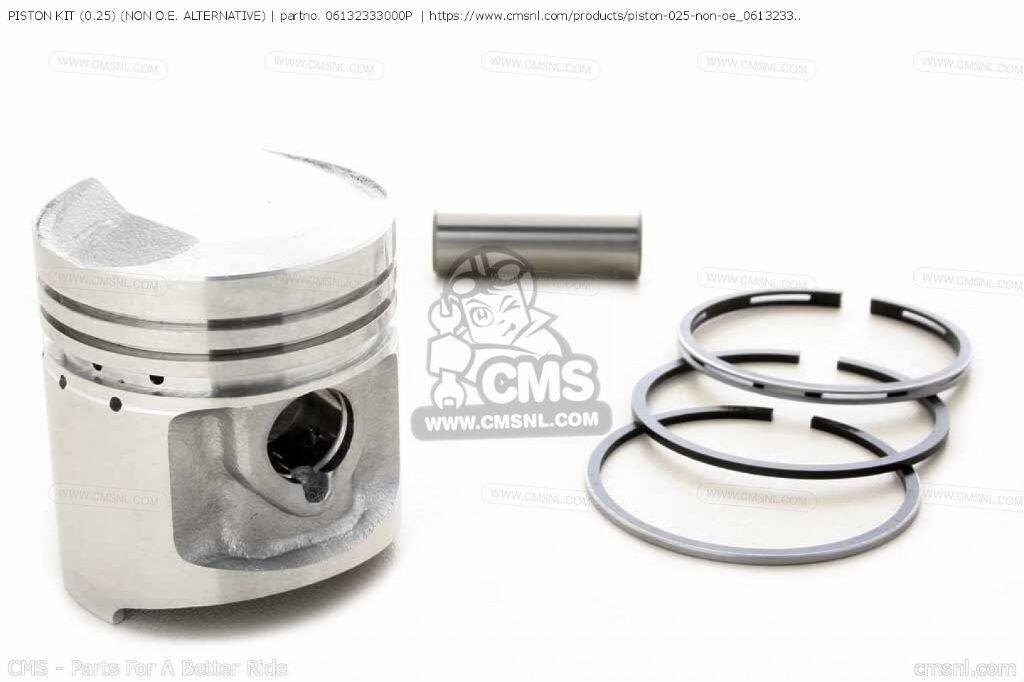CMS シーエムエス PISTON KIT (0.25) (NON O.E. ALTERNATIVE)［06132333000P］ CB400F CB350F1 FOUR CB350F SUPER SPORT 400 XR80R XR80RS XR80 GENERAL EXPORT EUROPEAN DIRECT SALES FRANCE GERMANY ITALY KPH MPH ENGLAND SWEDEN AUSTRALIA CB400F1 CANADA CB400F2